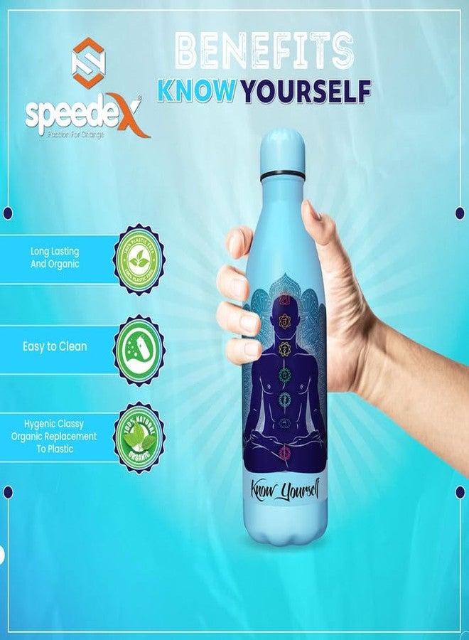 Speedex Thermos Bottle - 500 ML Vacuum Insulated Stainless Steel for Kids, Men, Women - Thermosteel Bottle Ideal for School, Office, Travel Flask for Hot & Cold Beverages - Printed - Image 3